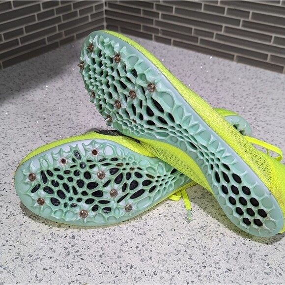 Nike Zoom Superfly Elite 2 track shoes neon yellow Olympics Paris mens size 11.5 - Picture 12 of 12